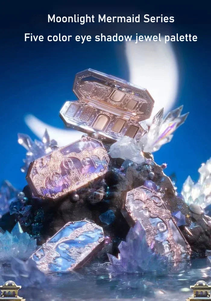 لوحة ظلال العيون مونلايت ميرميد - 8 ألوان لامعة غير لامعة