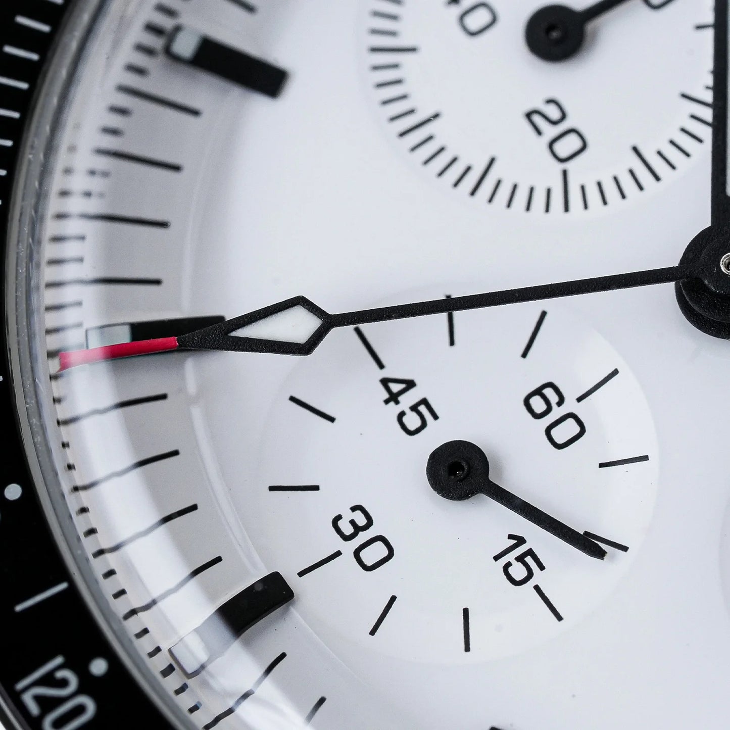 Montre Watchdives WD1863 à quartz, mouvement chronographe VK63, verre saphir bombé, étanche à 10 bar, luminescente, 39 mm, style vintage