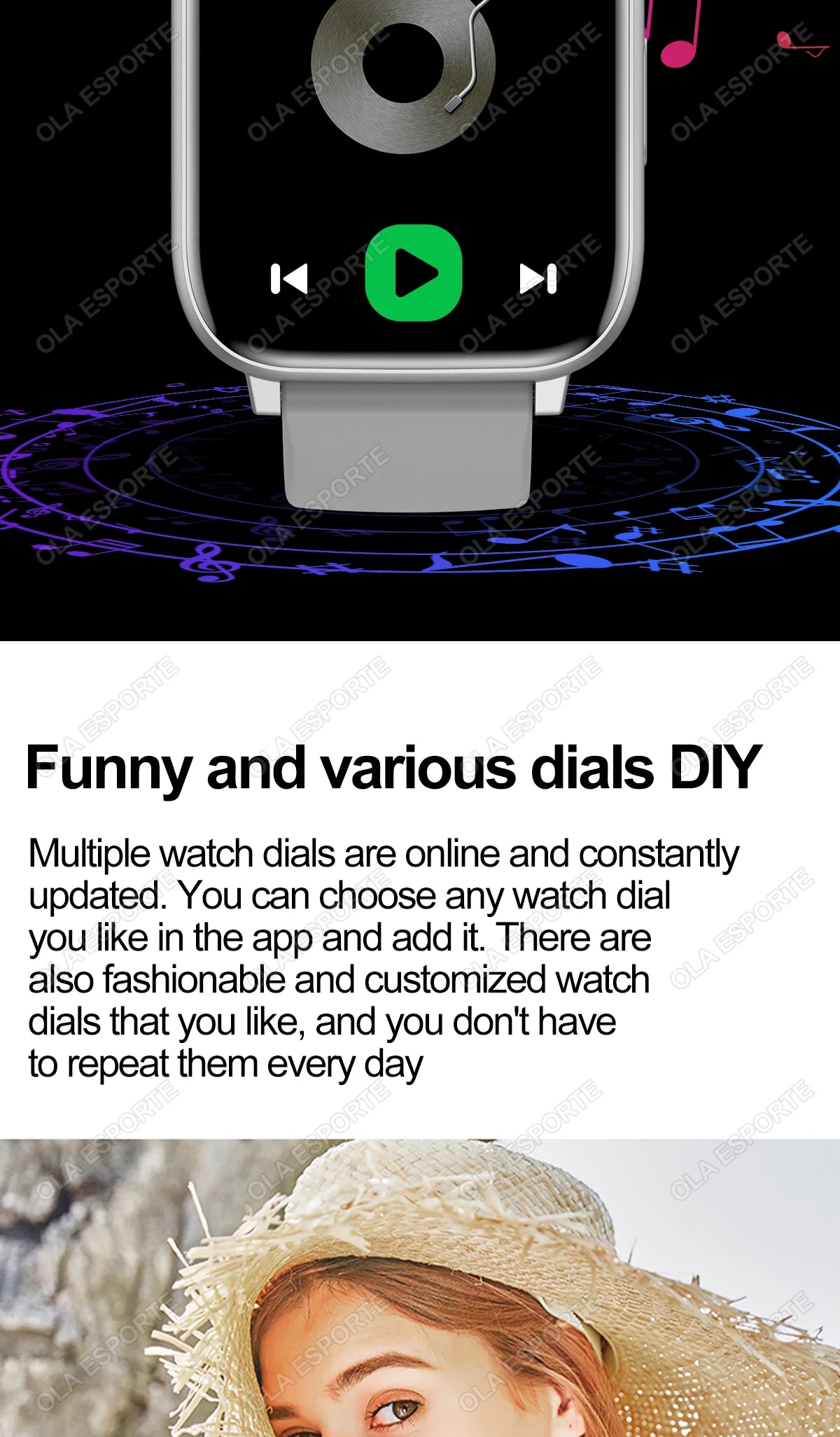 Smart Watch 2025 - GPS HD Touch Screen Blood Pressure Monitor Bluetooth Call