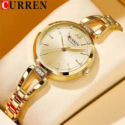 Montre femme CURREN 9092 - Montre bracelet affaires de luxe en acier