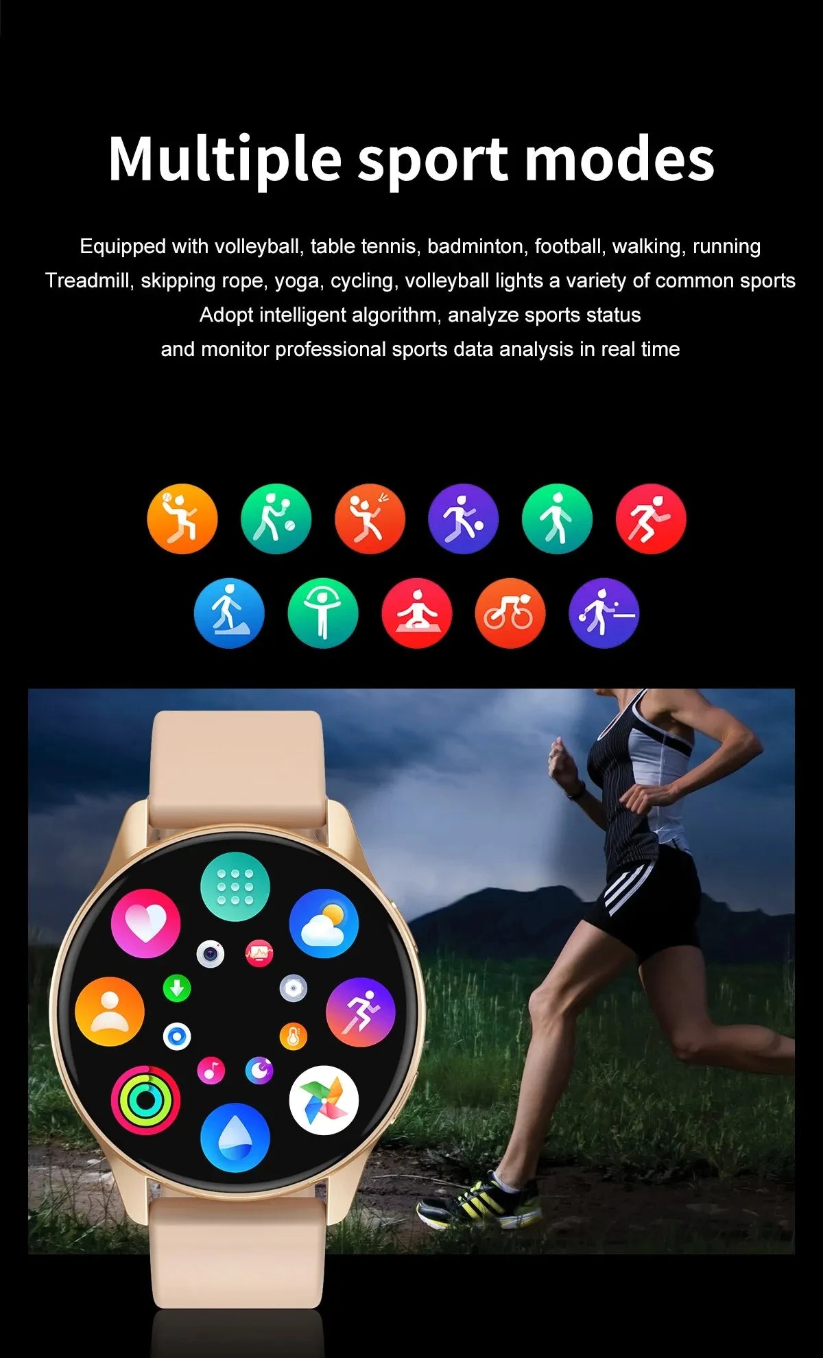 Smart Watch 2025 - Bluetooth Call Music Control Heart Rate Blood Pressure IP67