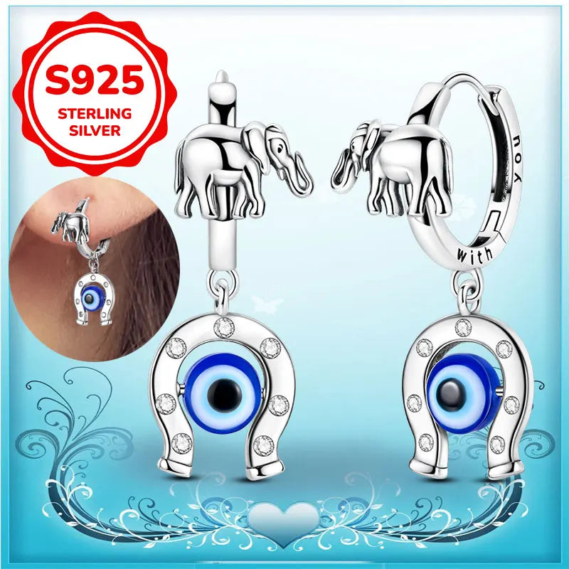 Boucles d'oreilles créoles en argent sterling 925 - Cadeau de mariage et de fiançailles