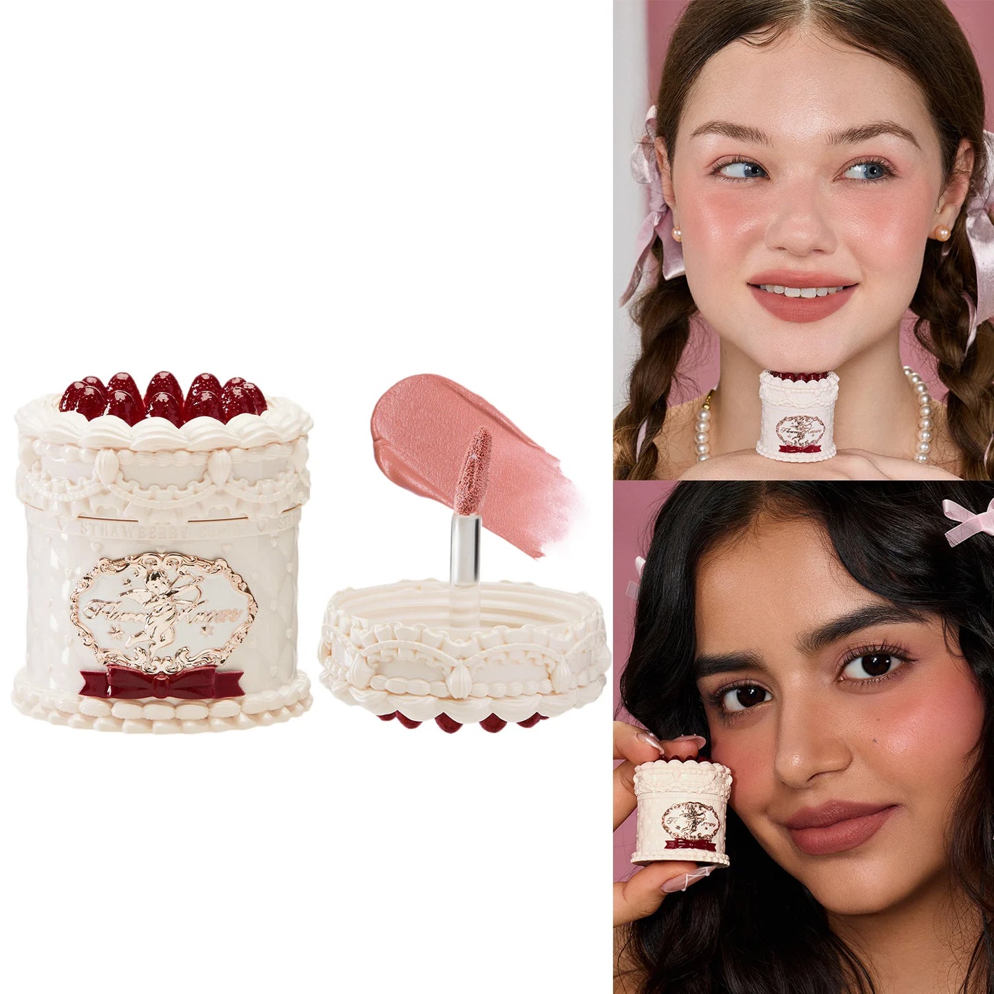 Gloss à lèvres teinté à l'huile - Maquillage hydratant végan pour les lèvres