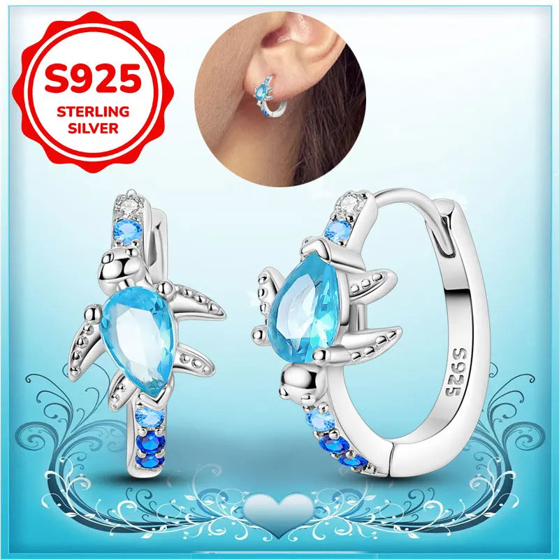 Boucles d'oreilles créoles en argent sterling 925 - Cadeau de mariage et de fiançailles