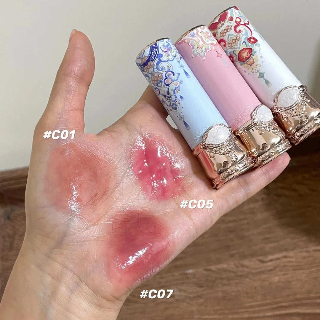 Gloss à lèvres teinté à l'huile - Maquillage hydratant végan pour les lèvres