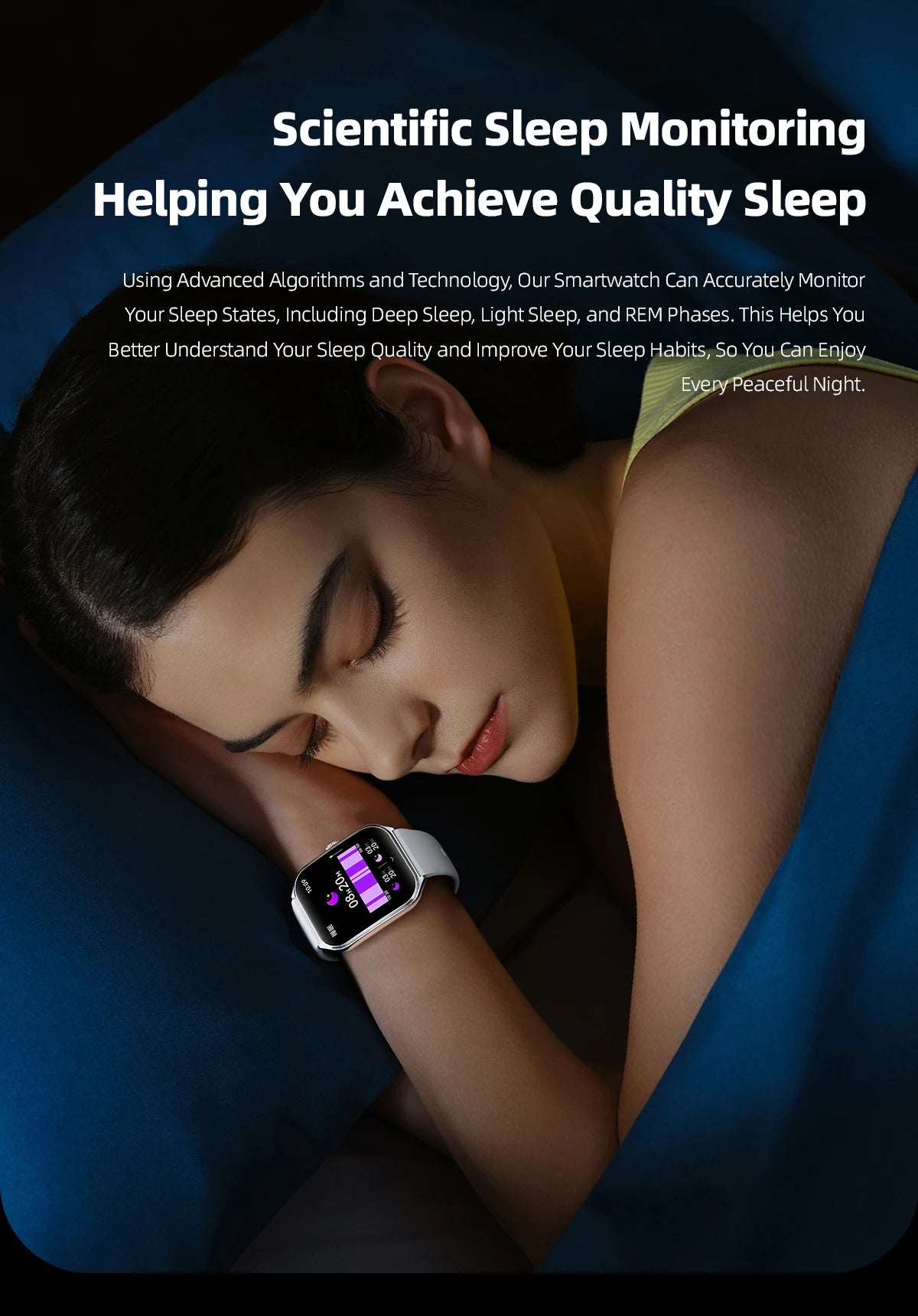 LIGE Ultra Thin Smart Watch - 1.96" AMOLED Curved Display BT Call Heart Rate