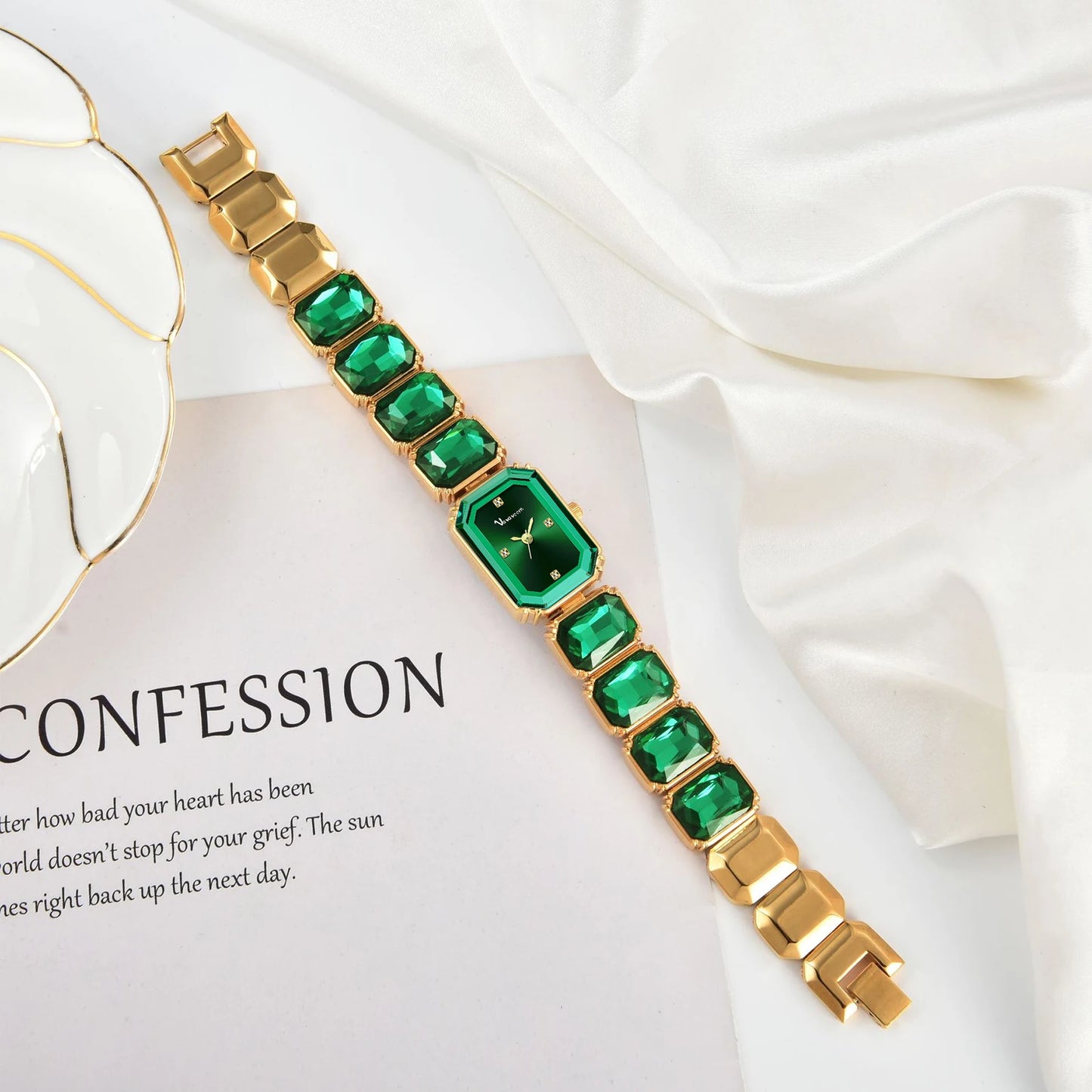 2024 Women's Watch - Luxury Diamond Rose Gold Bracelet Watch