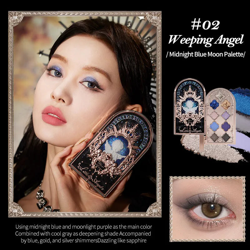 لوحة ظلال العيون مونلايت ميرميد - مجموعة الأحجار الكريمة غير اللامعة