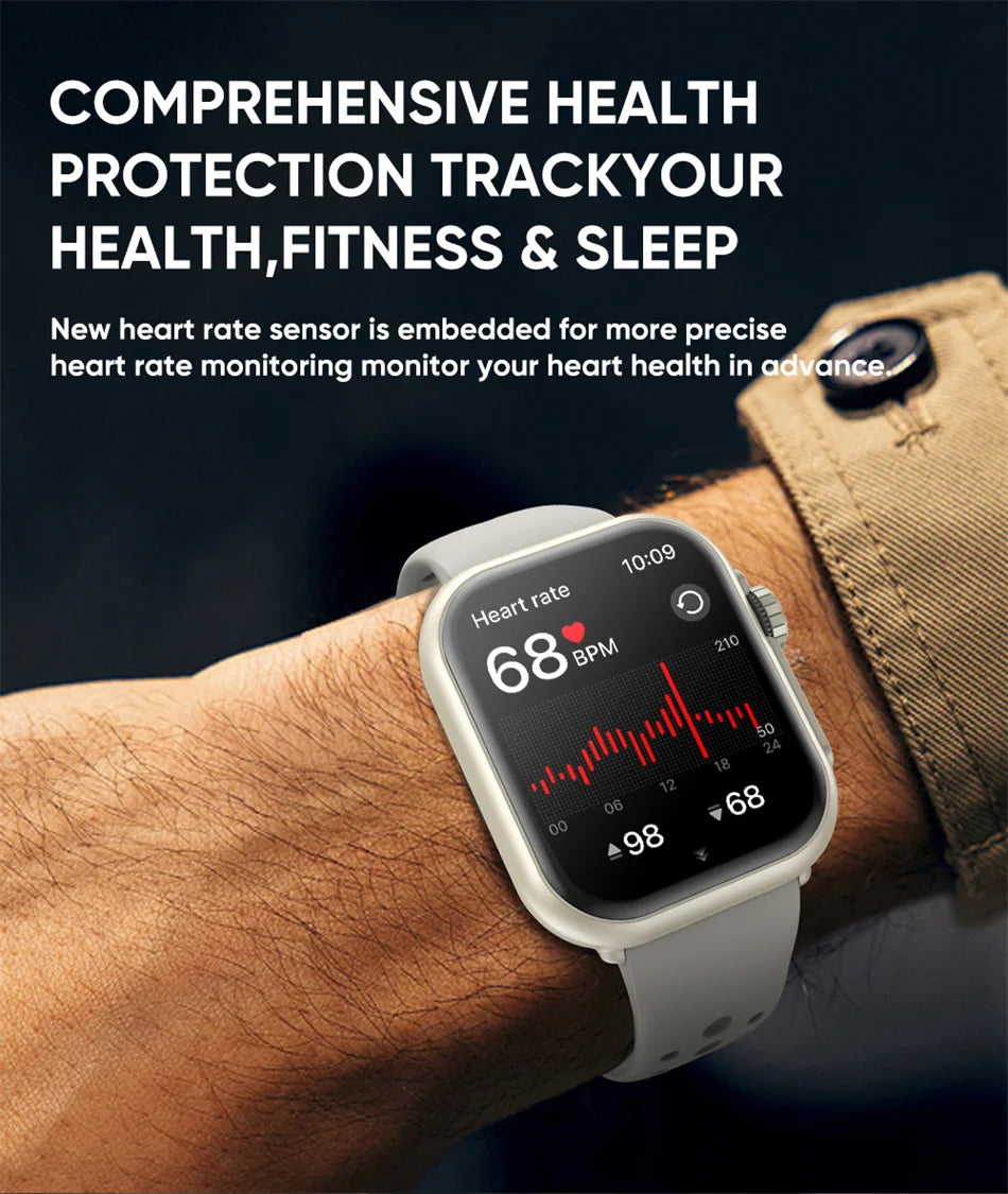 Watch Ultra 2 - 1000mAh 1.85" HD Full Touch Screen IP68 Bluetooth Call