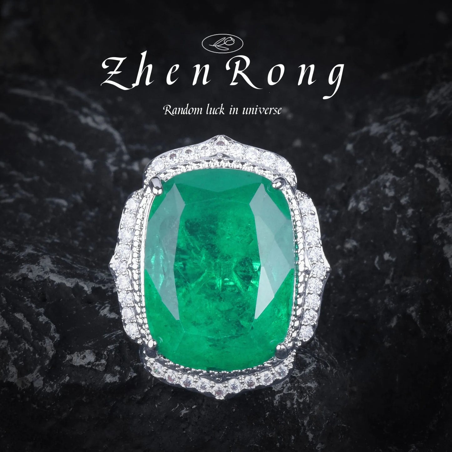 Jewelry Set - Foydjew Emerald Green Tourmaline Necklace Earrings Ring Set