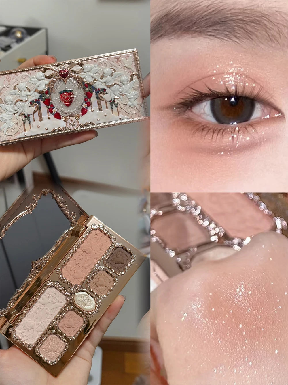 لوحة ظلال العيون مونلايت ميرميد - مجموعة الأحجار الكريمة غير اللامعة