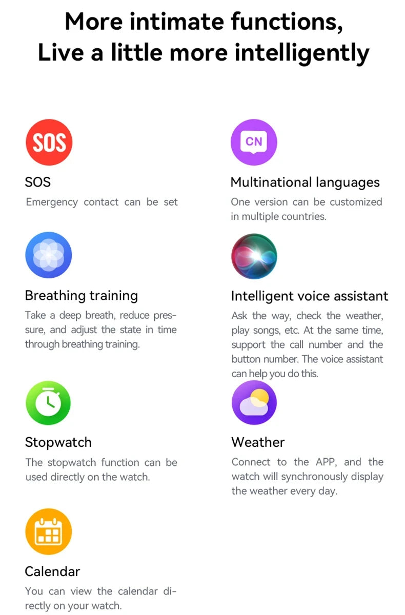 KESHUYOU Smart Watch 6 - Bluetooth Talking Sports Health Monitoring Alarm