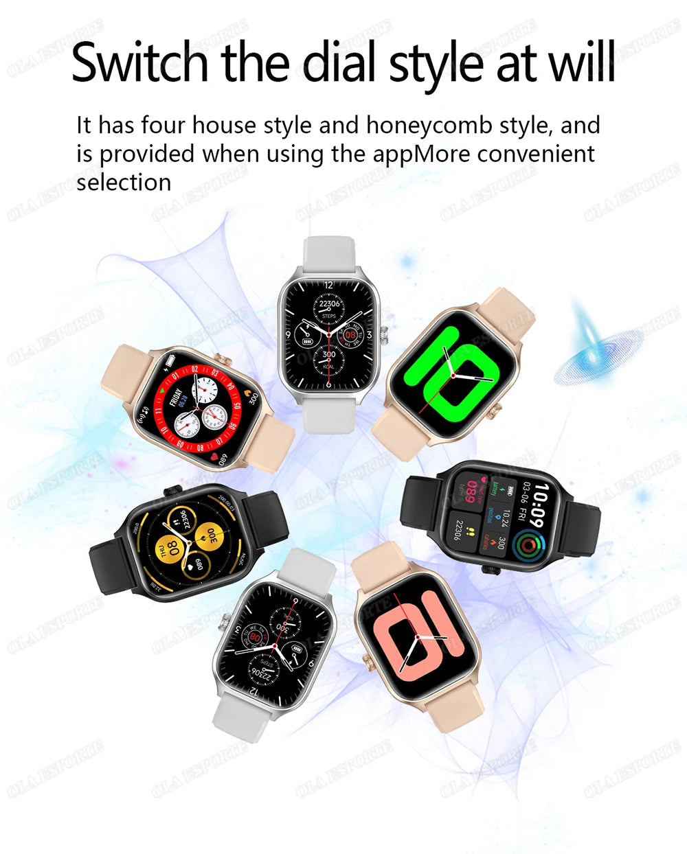 Outdoor Smart Watch - 2.01" HD Heart Rate Bluetooth Calls GPS Waterproof DIY