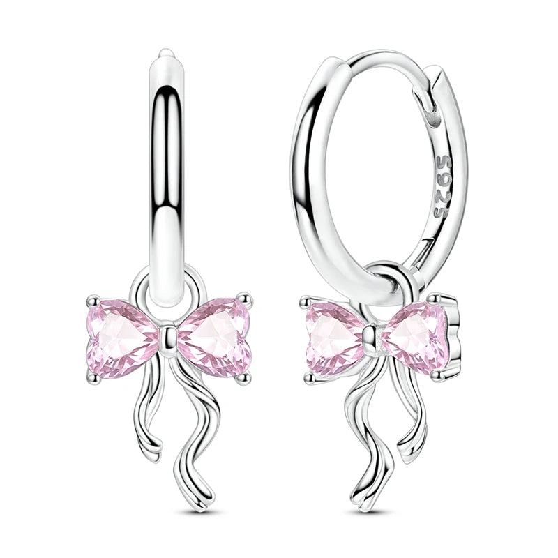Boucles d'oreilles créoles en argent sterling 925 - Cadeau de mariage et de fiançailles