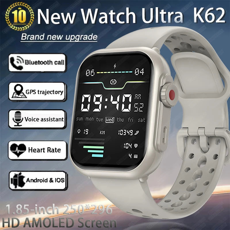Watch Ultra 2 - 1000mAh 1.85" HD Full Touch Screen IP68 Bluetooth Call
