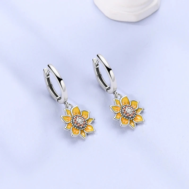 Boucles d'oreilles créoles en argent sterling 925 - Cadeau de mariage et de fiançailles