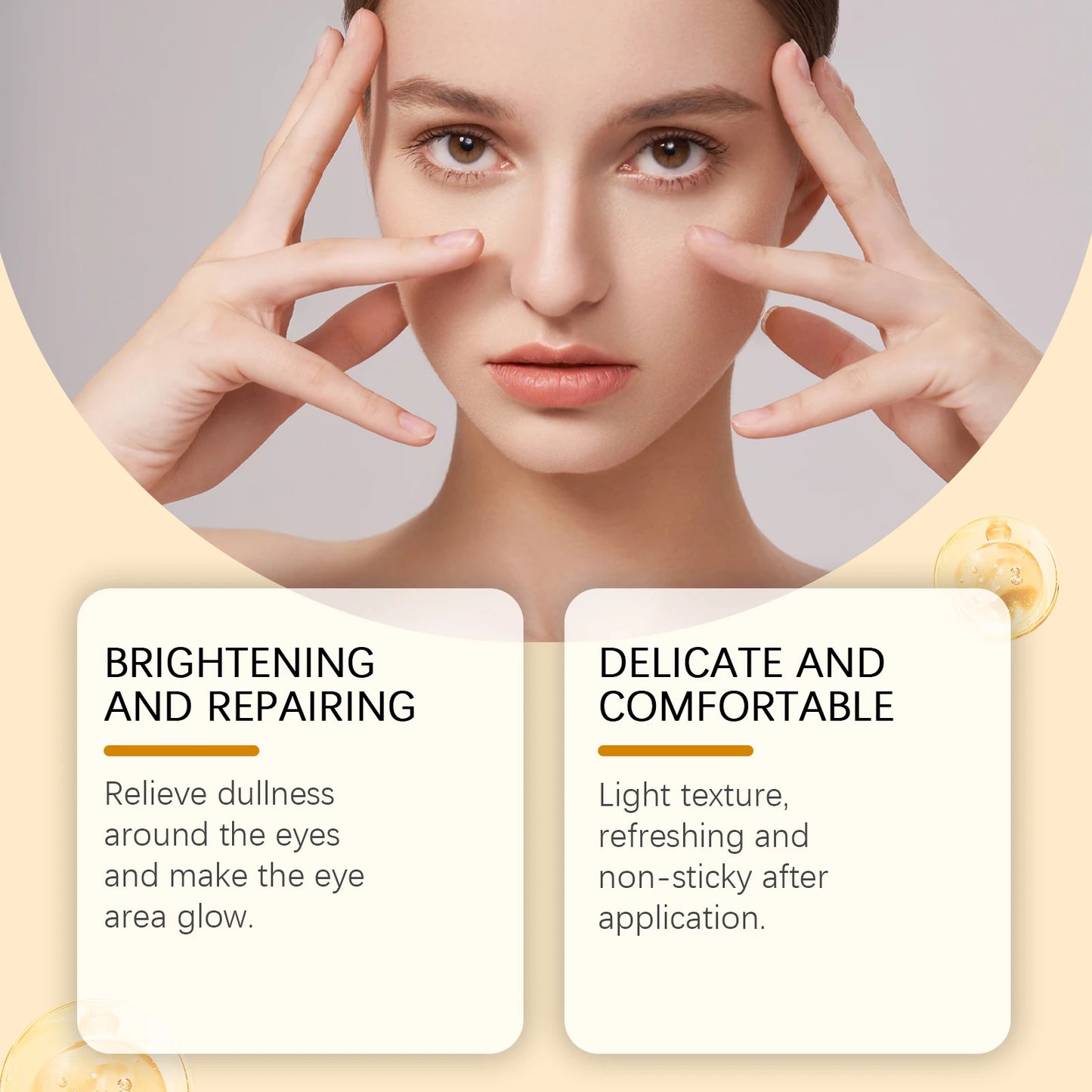 زيت سيروم العين المضاد للشيخوخة - علاج تفتيح وتقوية البشرة بفيتامين سي