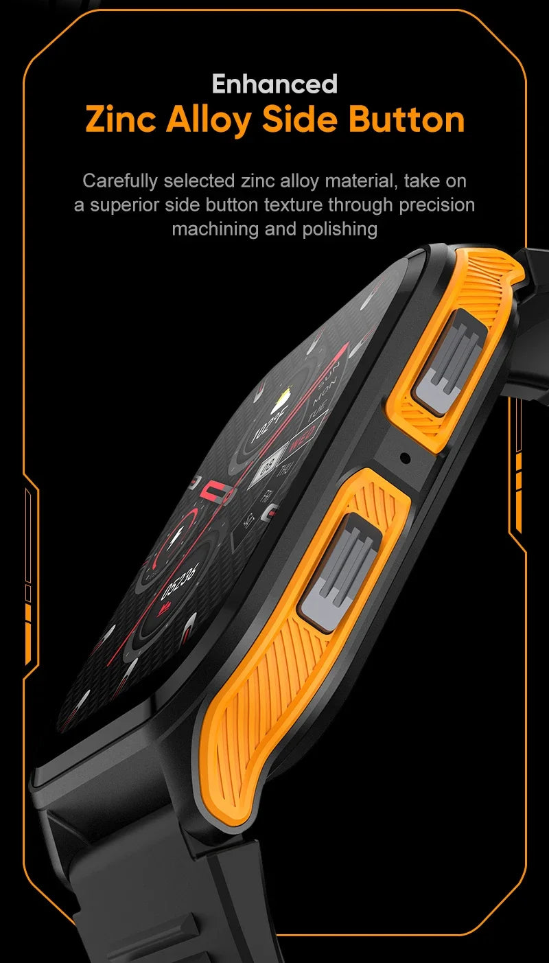 Montre connectée EIGIIS P73 - Étanche 3 ATM, suivi d'activité, fréquence cardiaque, appels Bluetooth militaires