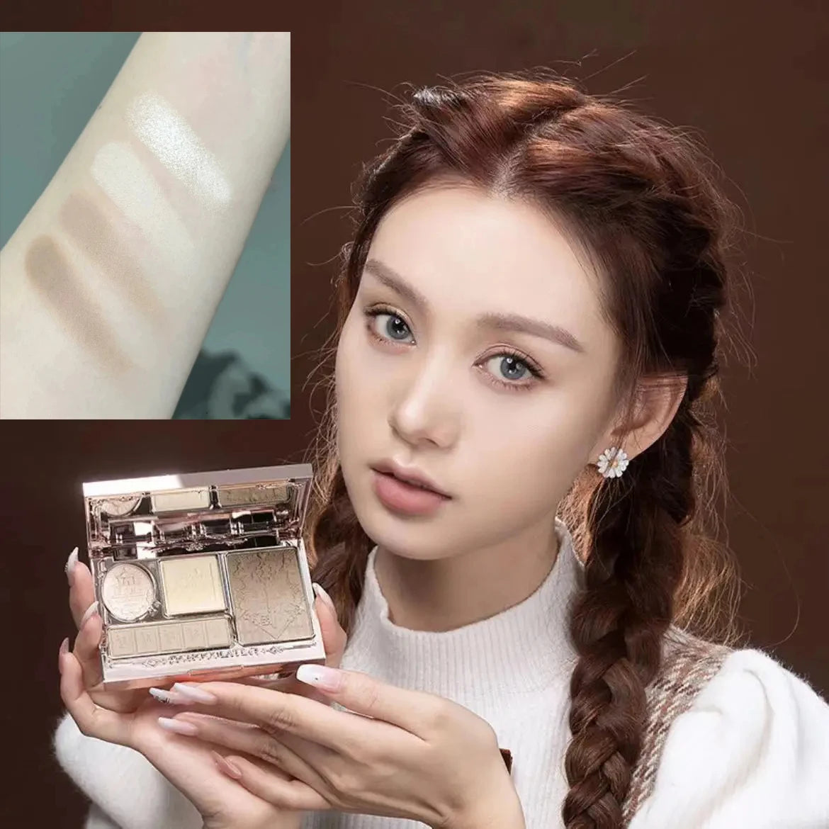 لوحة ظلال العيون مونلايت ميرميد - مجموعة الأحجار الكريمة غير اللامعة