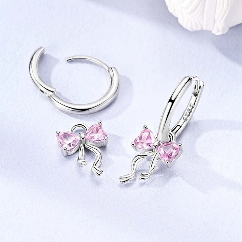 Boucles d'oreilles créoles en argent sterling 925 - Cadeau de mariage et de fiançailles