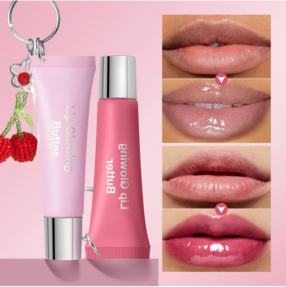 ملمع شفاه زبدة لامع - زيت شفاه مرطب يدوم طويلاً