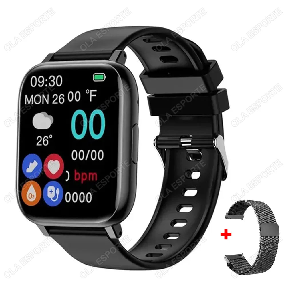 Smart Watch 2025 - GPS HD Touch Screen Blood Pressure Monitor Bluetooth Call