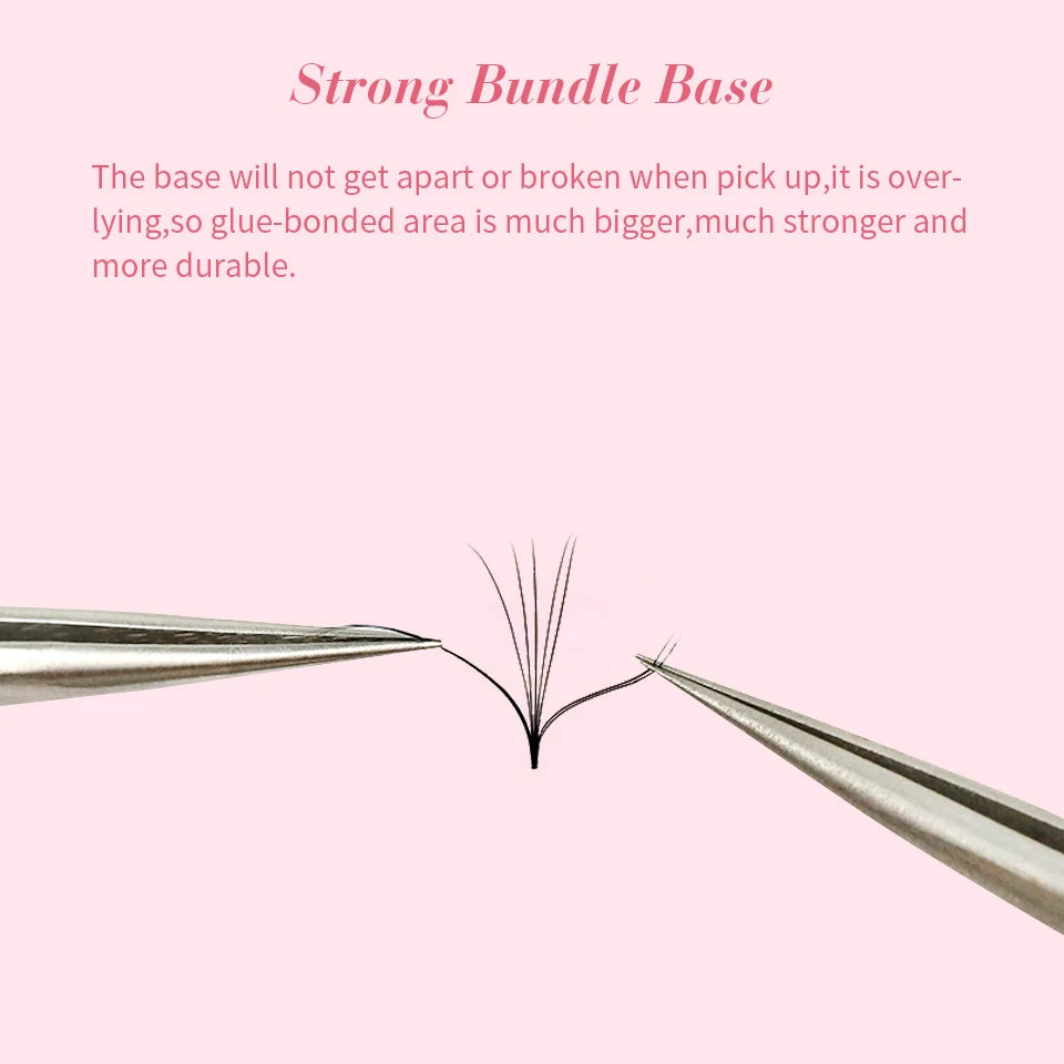 رموش كثيفة جاهزة - رموش صناعية ثلاثية الأبعاد - 40D