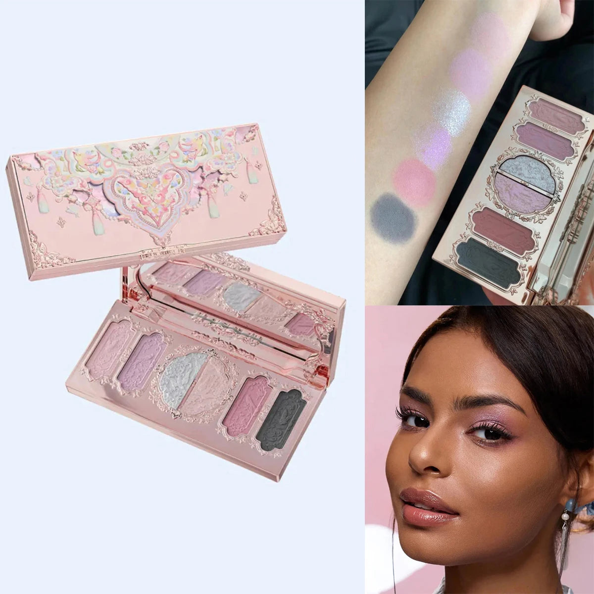 لوحة ظلال العيون مونلايت ميرميد - مجموعة الأحجار الكريمة غير اللامعة