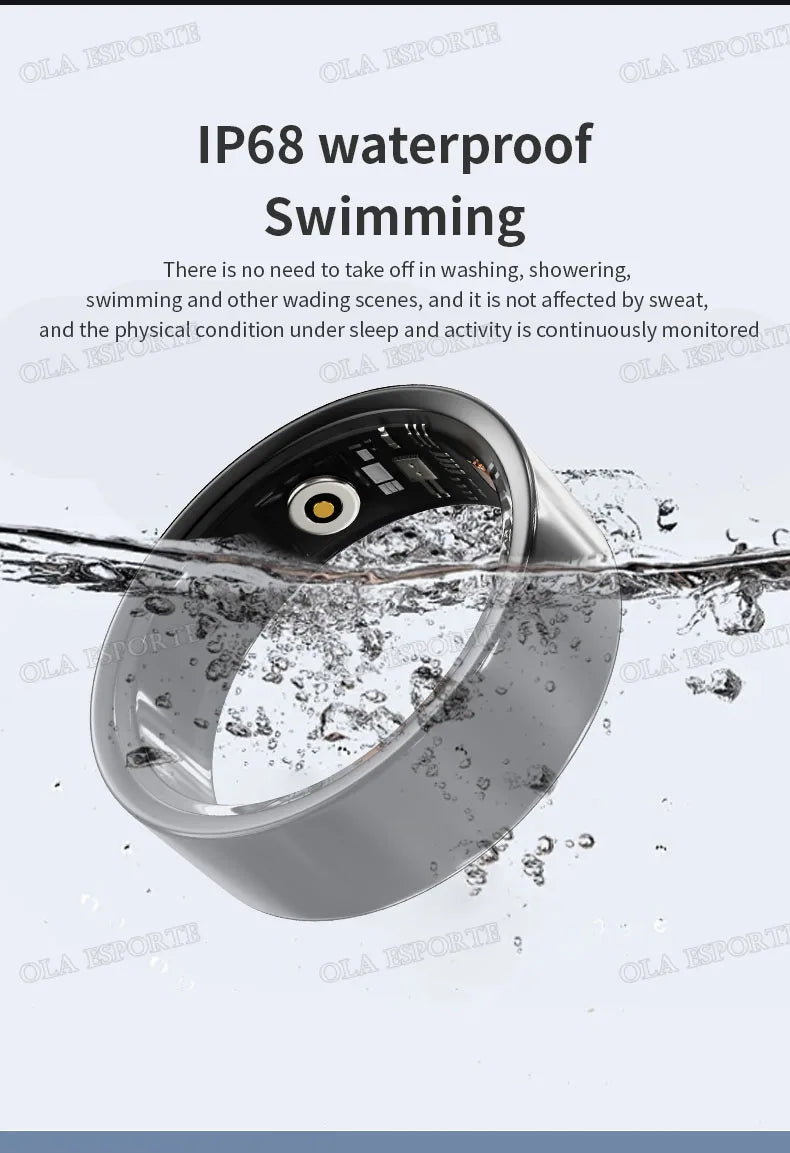 Bague connectée 2025 - Moniteur de santé avec une autonomie de 10 jours