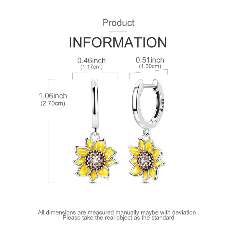 Boucles d'oreilles créoles en argent sterling 925 - Cadeau de mariage et de fiançailles