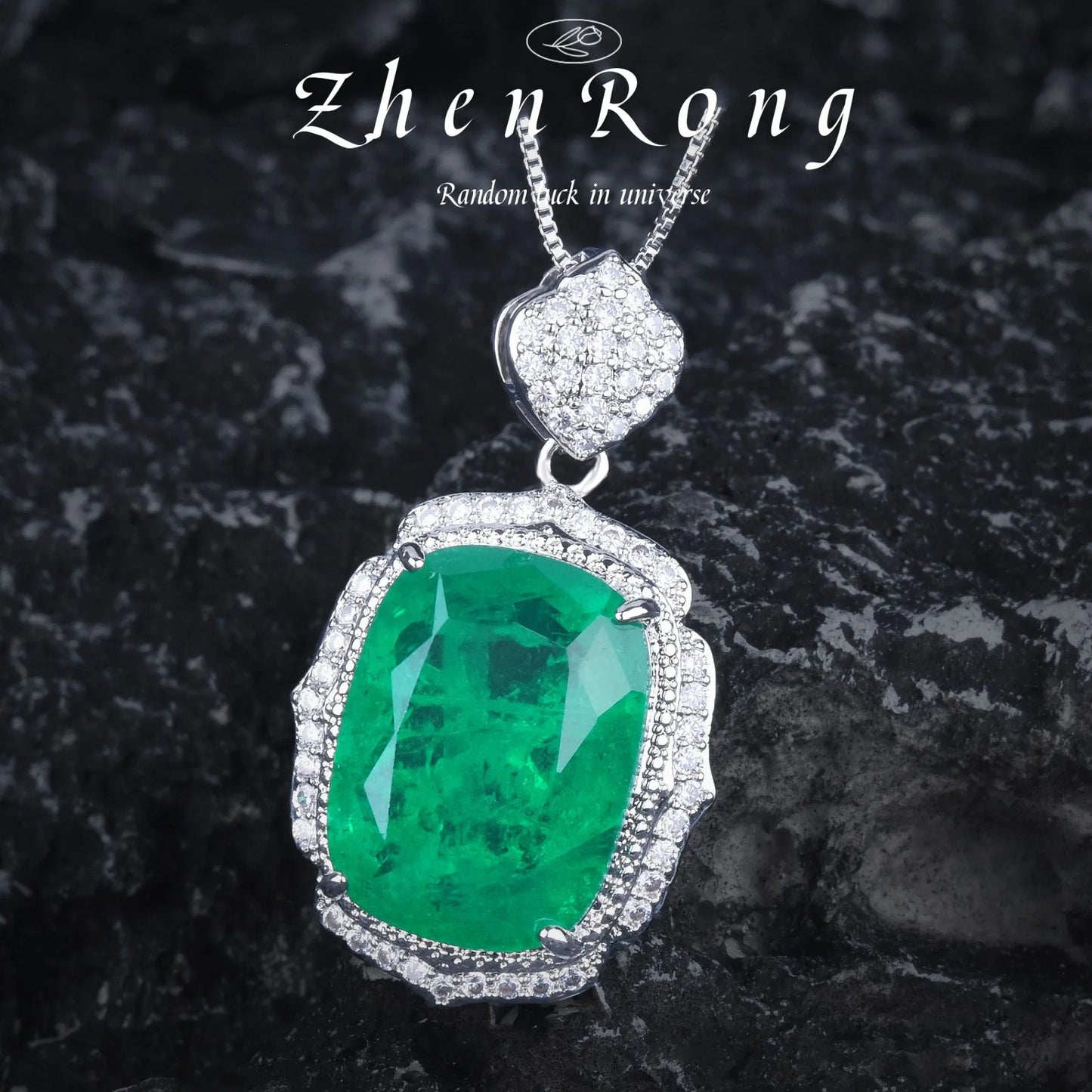 Jewelry Set - Foydjew Emerald Green Tourmaline Necklace Earrings Ring Set