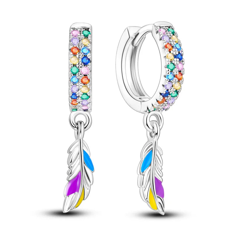 Boucles d'oreilles créoles en argent sterling 925 - Cadeau de mariage et de fiançailles