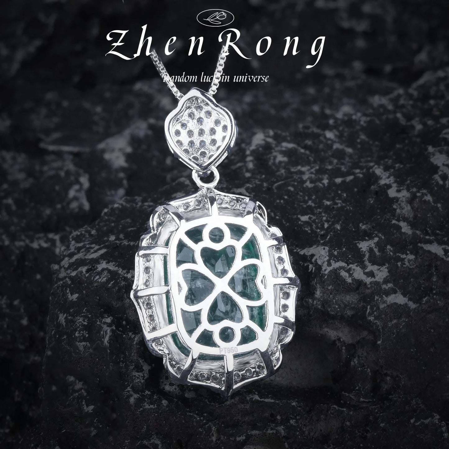 Jewelry Set - Foydjew Emerald Green Tourmaline Necklace Earrings Ring Set