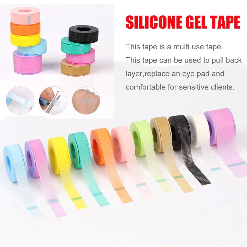 Ruban adhésif en gel de silicone pour extensions de cils - Patchs oculaires respirants