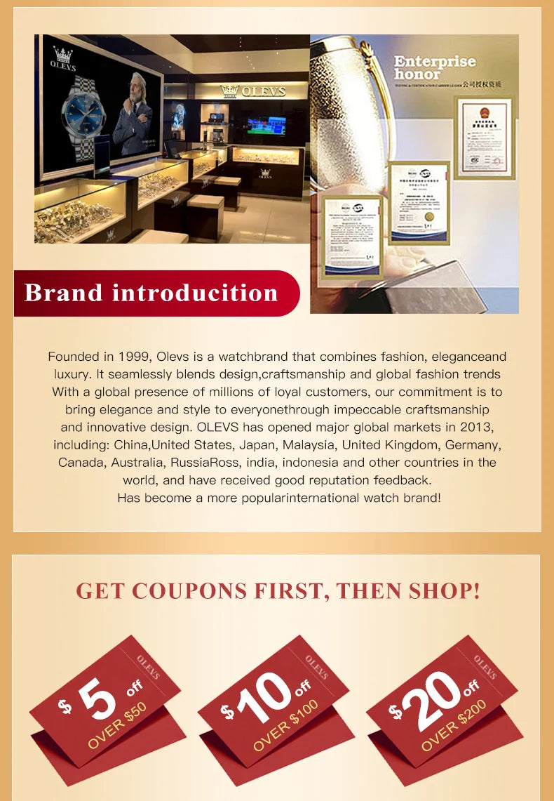 ساعات OLEVS 2926 للرجال ماركة أزياء جديدة فاخرة كوارتز ساعة بثلاثة موانئ صغيرة من الفولاذ المقاوم للصدأ ومقاومة للماء كرونوغراف