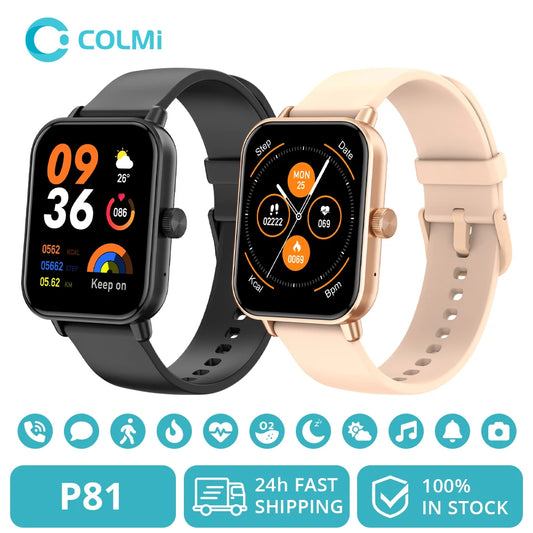COLMI P81 Smartwatch - Voice Calling 24H Health Monitor 100 Sports Modes