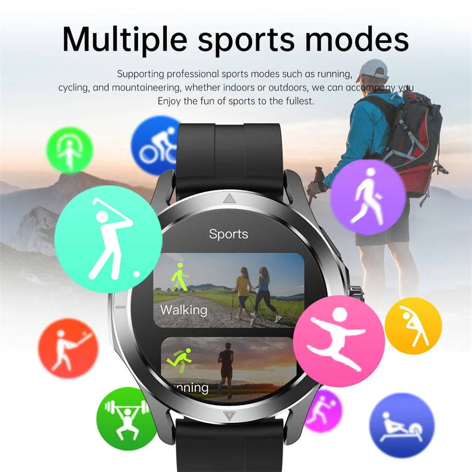 S4 Ultra Smart Watch - AMOLED Outdoor Sport NFC GPS Heart Rate Waterproof