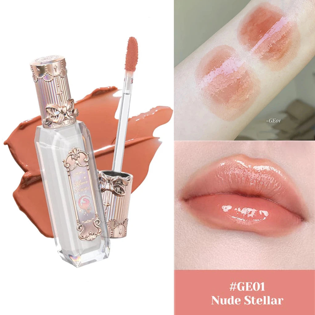 Gloss à lèvres teinté à l'huile - Maquillage hydratant végan pour les lèvres