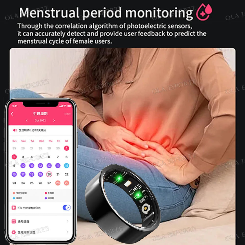 Bague connectée 2025 - Moniteur de santé avec une autonomie de 10 jours
