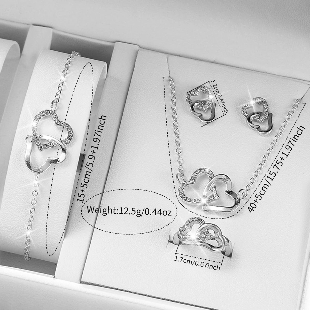 5/6 قطع ساعة كوارتز نسائية أنيقة بسوار جلدي ساعات كوارتز تناظرية مع مجوهرات ماسية (بدون علبة)