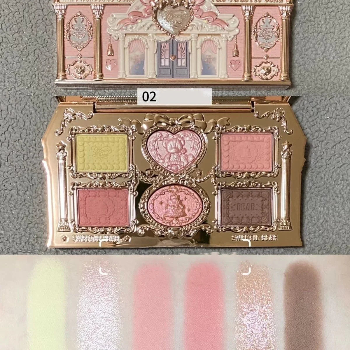 لوحة ظلال العيون مونلايت ميرميد - 8 ألوان لامعة غير لامعة