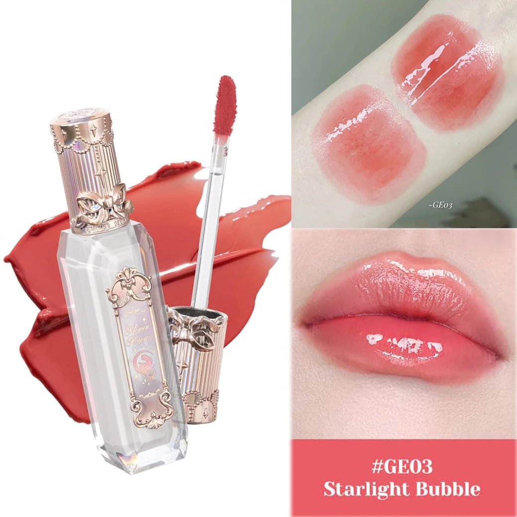 Gloss à lèvres teinté à l'huile - Maquillage hydratant végan pour les lèvres