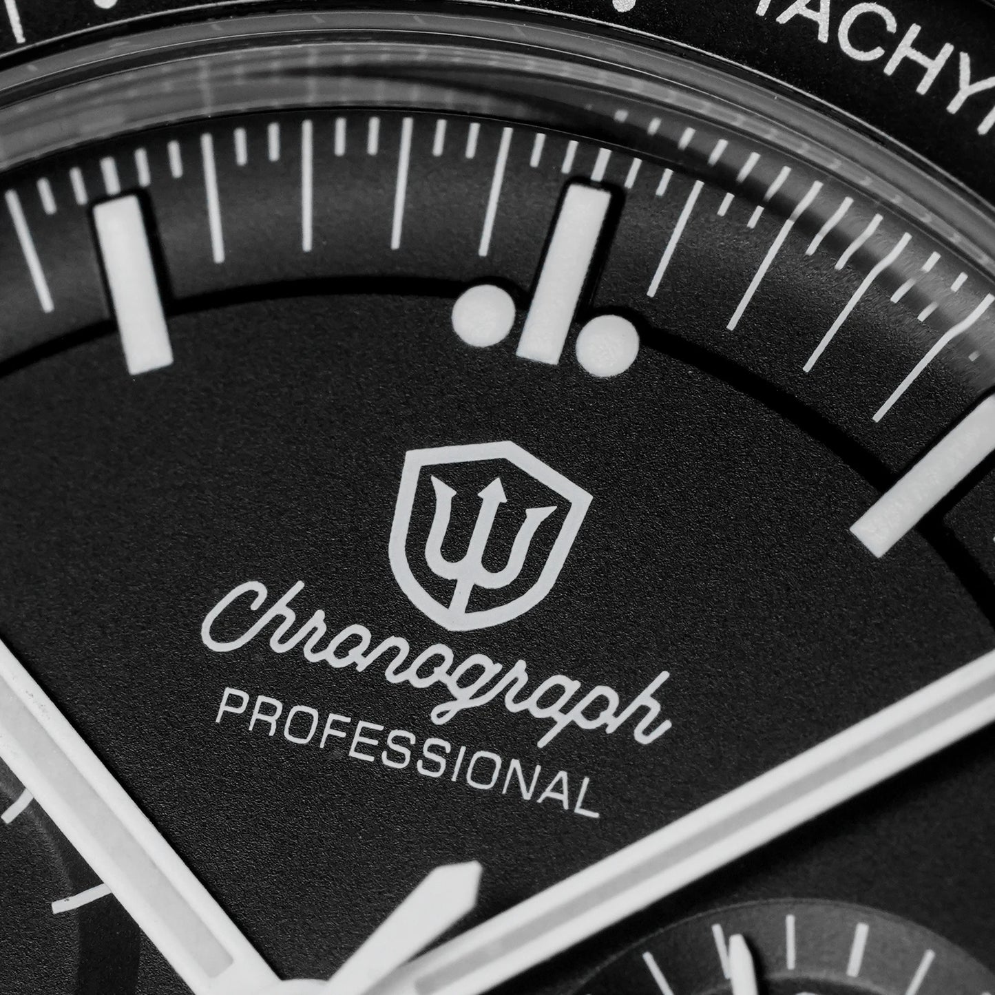 Montre Watchdives WD1863 à quartz, mouvement chronographe VK63, verre saphir bombé, étanche à 10 bar, luminescente, 39 mm, style vintage