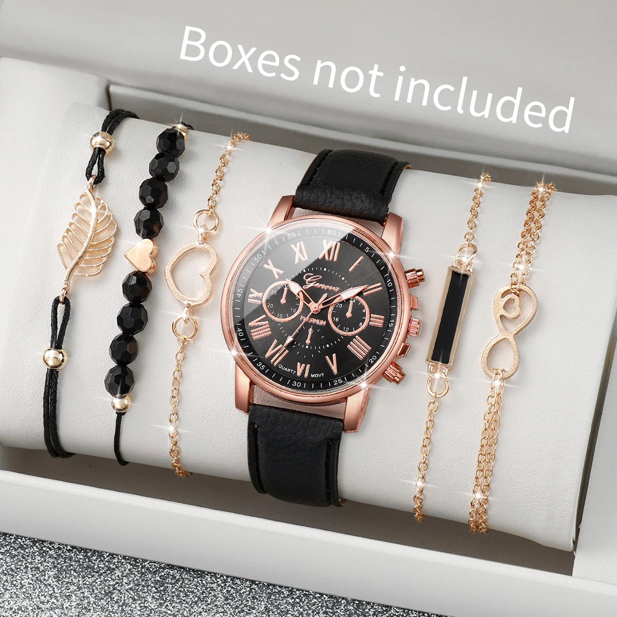 Mystery Watch Set - 6pcs Surprise Blind Box Women's Watches