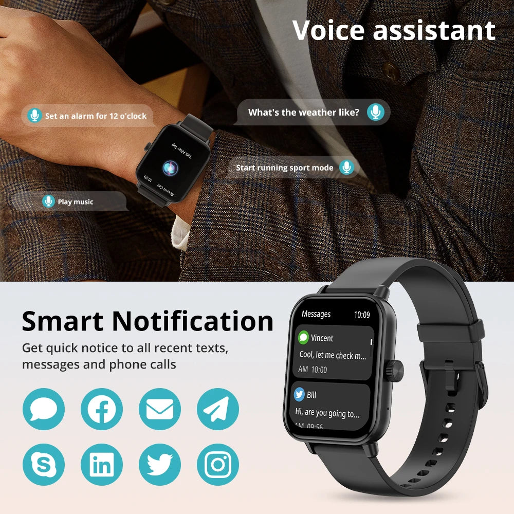 COLMI P81 Smartwatch - Voice Calling 24H Health Monitor 100 Sports Modes