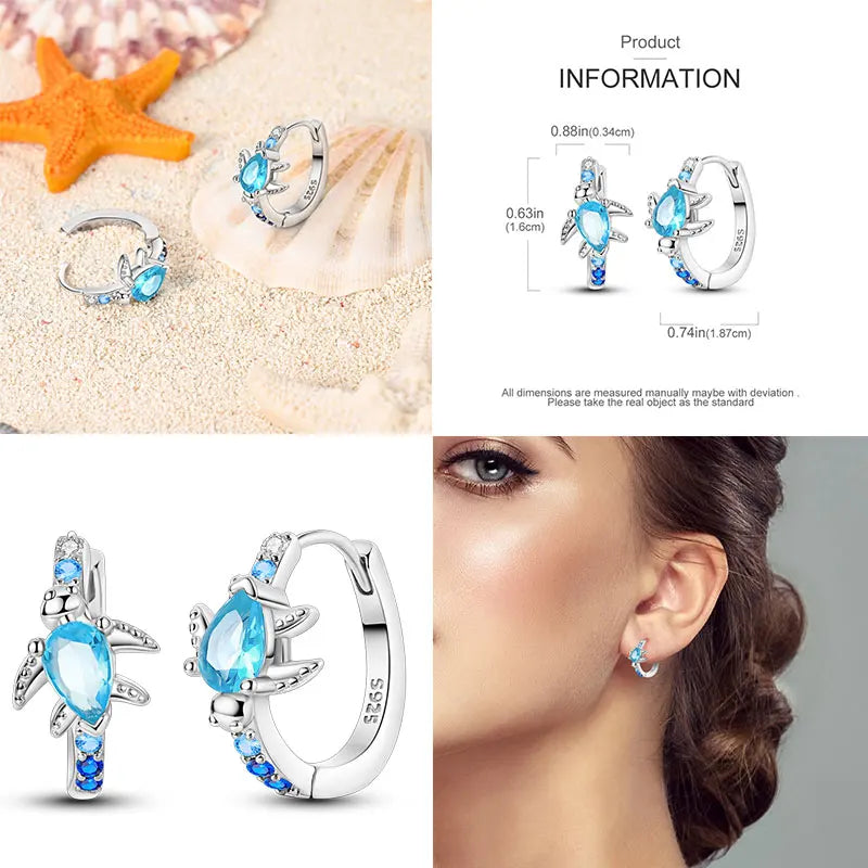 Boucles d'oreilles créoles en argent sterling 925 - Cadeau de mariage et de fiançailles