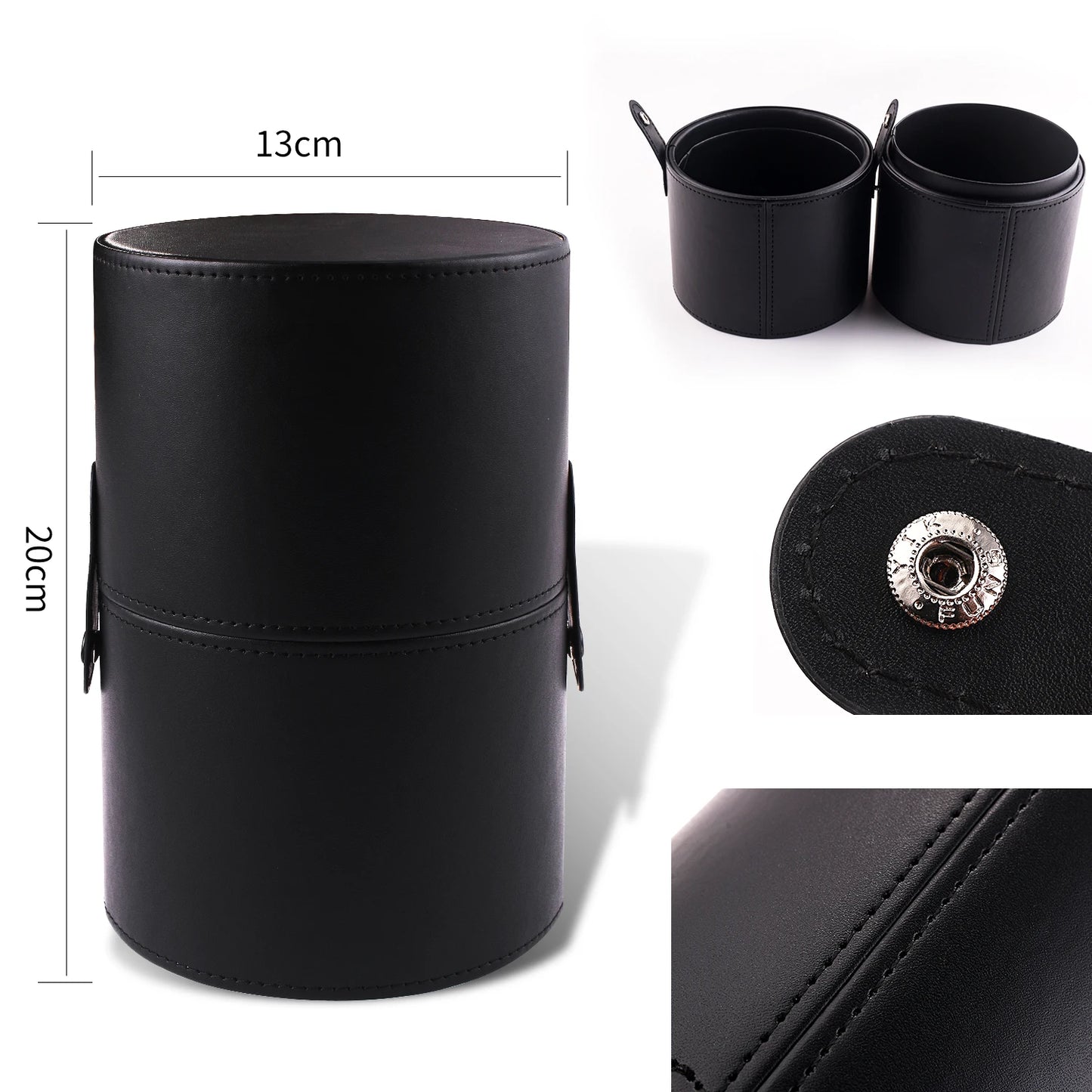 مجموعة فرش المكياج الاحترافية من بيلي - فرش من شعر الماعز الطبيعي