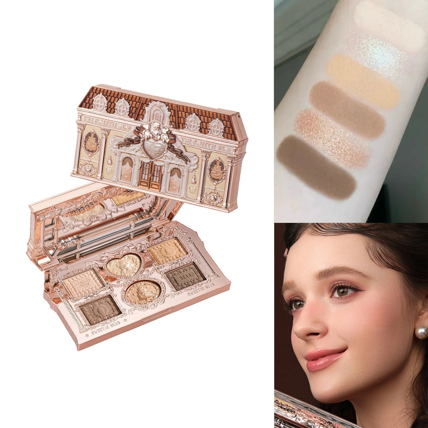 لوحة ظلال العيون مونلايت ميرميد - مجموعة الأحجار الكريمة غير اللامعة