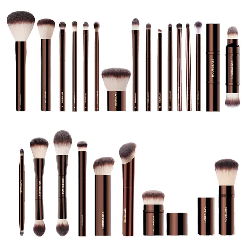 Ensemble de pinceaux de maquillage professionnels - Kit complet avec tous les pinceaux essentiels