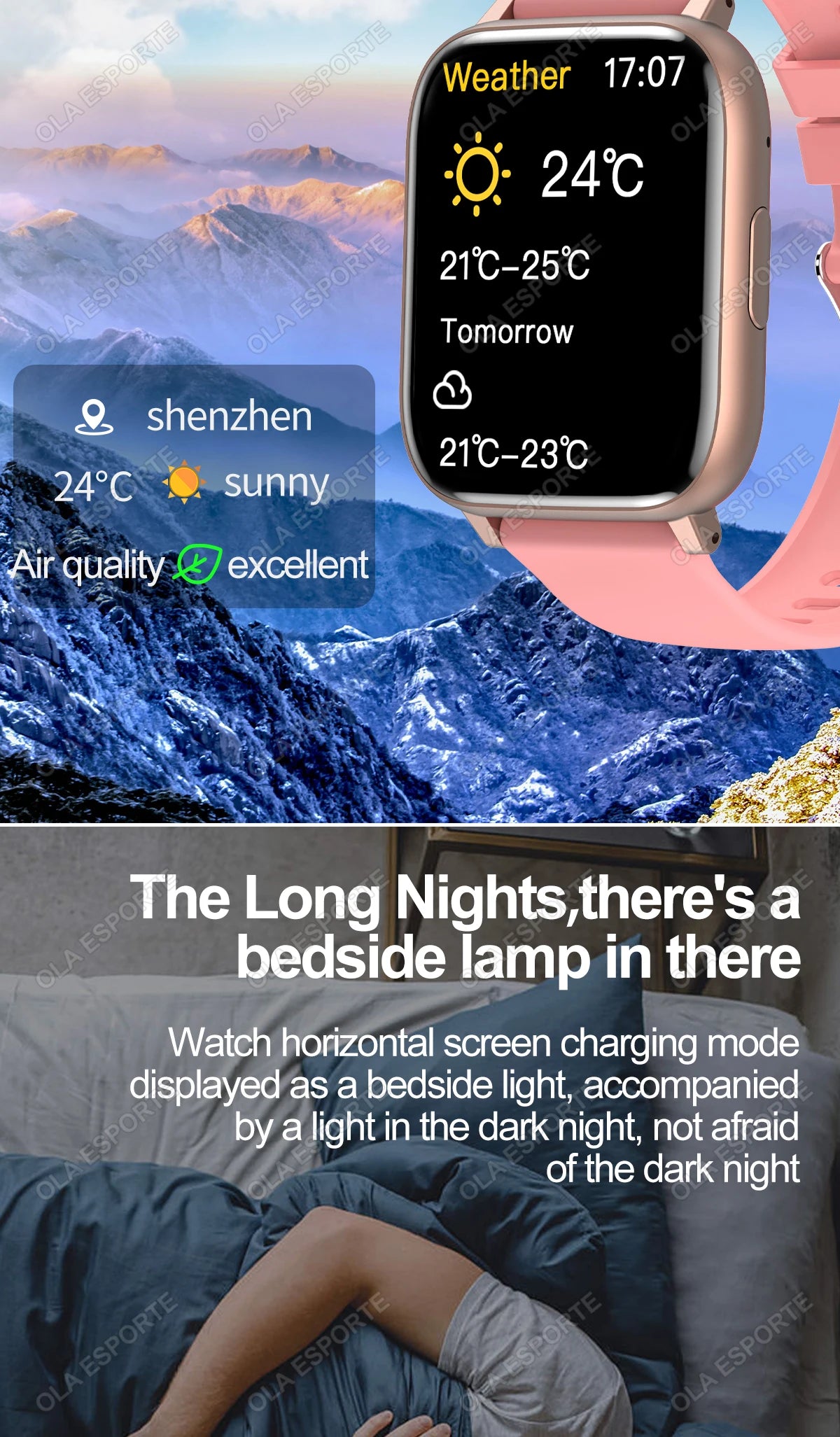 Smart Watch 2025 - GPS HD Touch Screen Blood Pressure Monitor Bluetooth Call